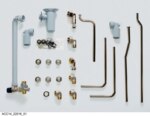 Speicher-Verrohrungssatz 150 Liter, Aufputz inklusive Sicherheitsgruppe