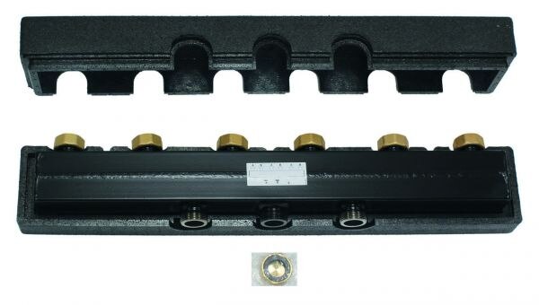 Vaillant Verteilerbalken für Anschluss von 3 Rohrgruppen