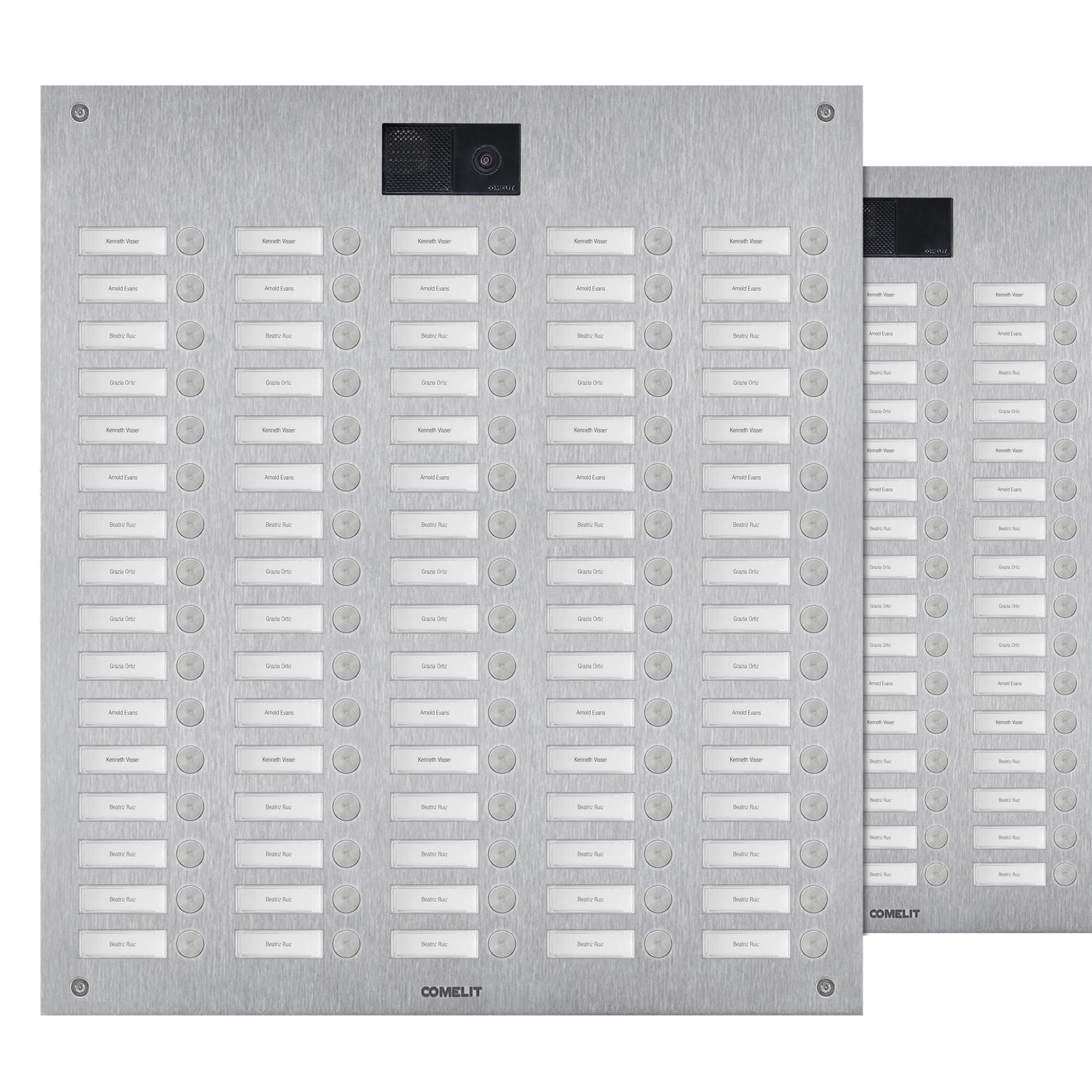 Comelit Comelit Group Frontplatte Steel-Switch 80 Tasten 5-reihig IX0580U