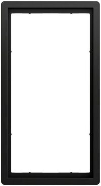 Gira Rahmen 2-fach schwarz matt Kunststoff F100 1002174
