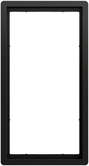 Gira Gira Rahmen 2-fach schwarz matt Kunststoff F100 1002174