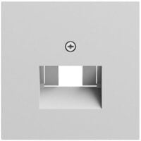 Gira Zentralplatte UAE/IAE 1-fach grau matt 027076 Schraubbefestigung