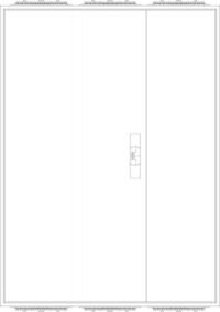 F-tronic Zählergehäuse Aufb IP31 Stahlbl ZA113 800x1100x210mm ET210mm