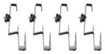 Dachanker Set Typ P (4 St.) Aluminium für die Montage von 1x VFK 125
