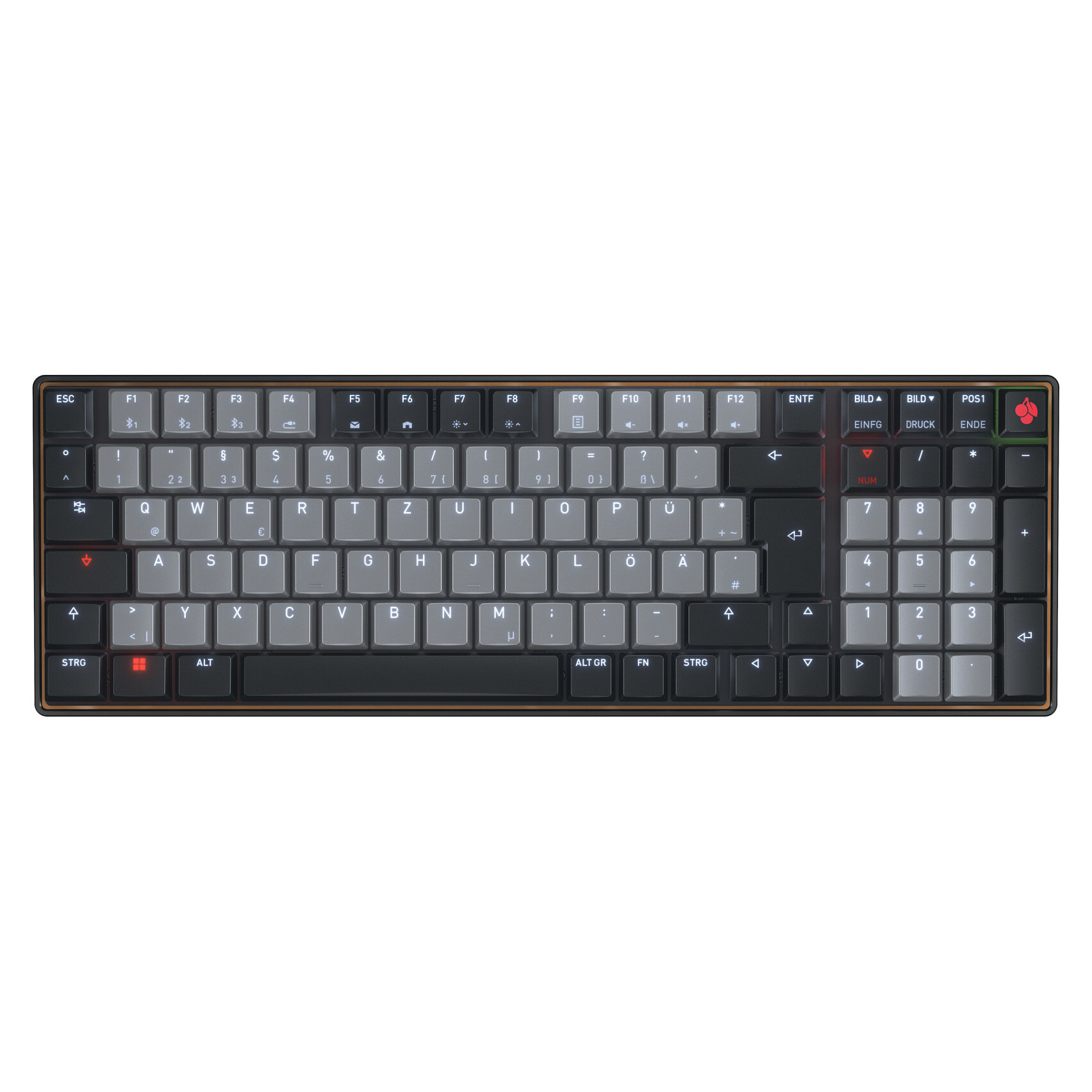 Cherry Cherry KW 550 MX LP TKL Layout DE Schwarz