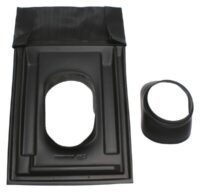 VAILLANT Kunststoff-Dachpfanne für Schrägdach (25-50 Grad), schwarz