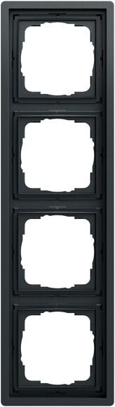 Gira Gira Rahmen 4-fach anthrazit lackiert Kunststoff F100 0214173