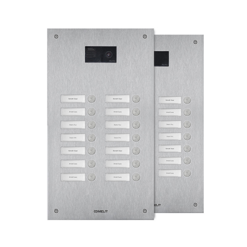 Comelit Comelit Group Frontplatte Steel-Switch 14 Tasten 2-reihig IX0214U
