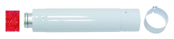 Teleskopverlängerung turboTEC Luft-/Abgasführ., Aluminium, 60/100, 0,5-0,8 m