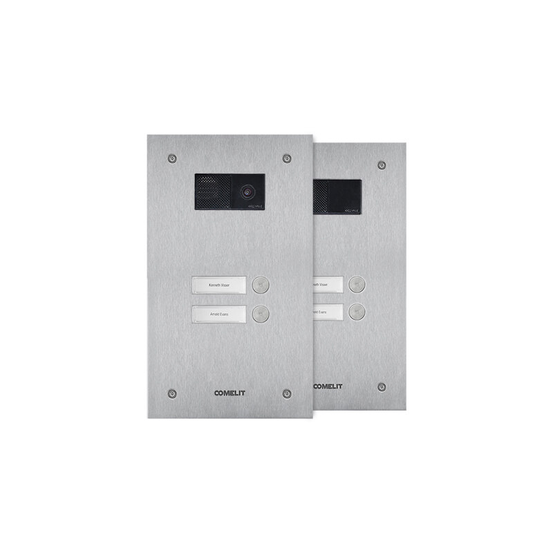 Comelit Comelit Group Frontplatte Steel-Switch 2 Tasten 1-reihig IX0102U