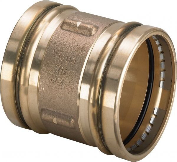 Schiebe-Muffe SANPRESS Nr.2215.5 XL 353315, 76,1mm aus Rotguss
