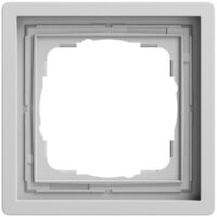 Gira Rahmen 1-fach grau matt Kunststoff F100 0211176