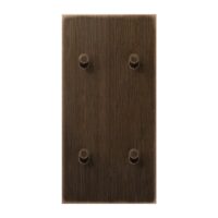 Jung ME 12-25 AT K 26 Abdeckung mit Kipphebel "Kegel" 2-fach 2x2 Kipphebel