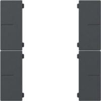 Gira Tastwippe anthrazit Kunststoff Thermopl 2-fach 501828