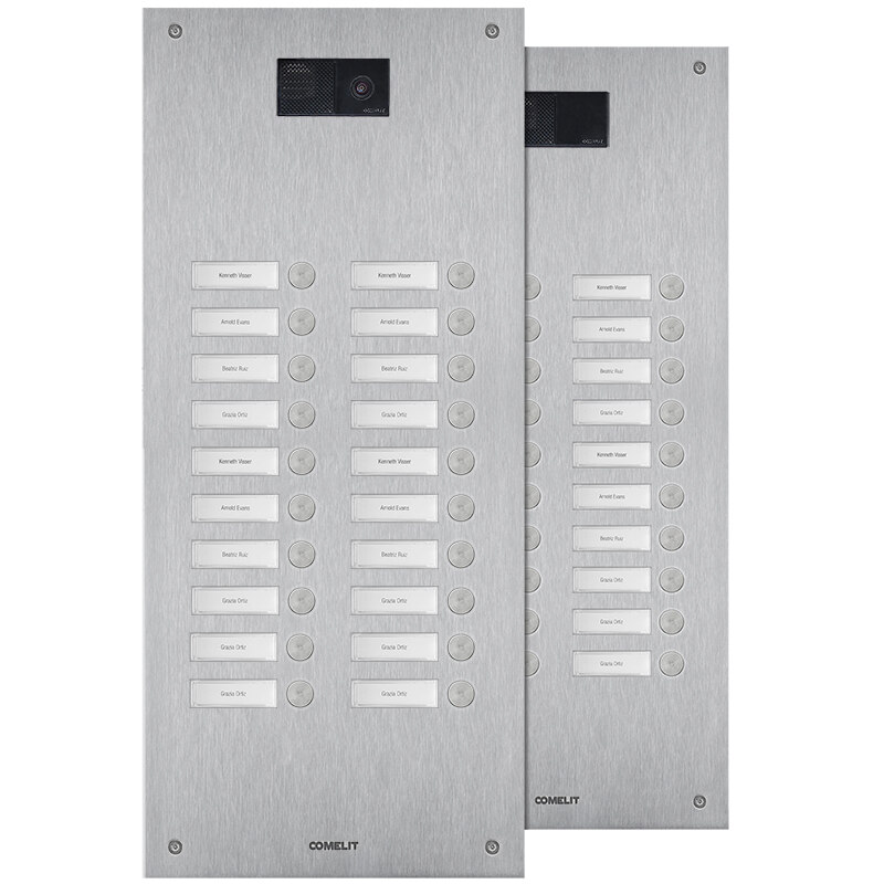 Comelit Comelit Group Frontplatte Steel-Switch 20 Tasten 2-reihig IX0220U