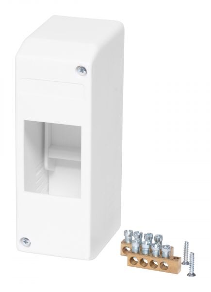 F-Tronic F-tronic Kleinverteiler Aufb 1x2TE Kunststoff KV02K IP30 50x140x65mm DIN-Schiene