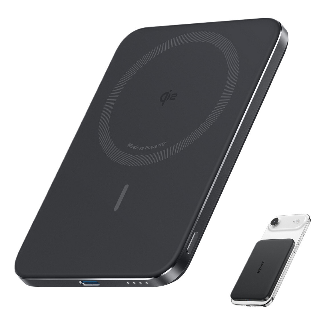 Anker ANKER Nano Powerbank 5.000mAh 15W Slim magnetisch ultra-slim 0,86cm flach Qi2 schwarz