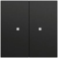Gira Tastwippe Bussystem KNX-RF (Funk) 510774 schwarz matt Kunststoff Thermopl 2-fach