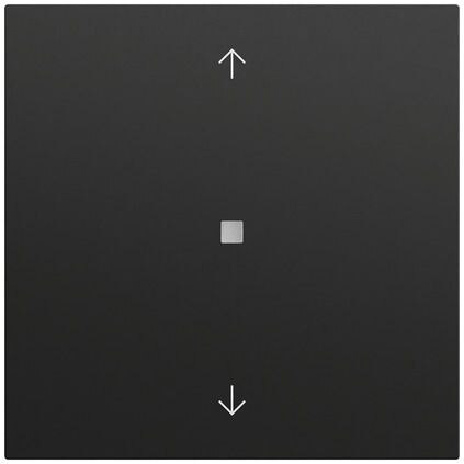 Gira Gira Tastwippe Bussystem KNX-RF (Funk) 510574 schwarz matt Kunststoff Thermopl 1-fach