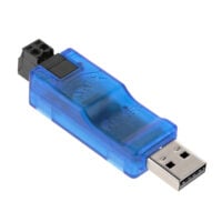 BEG Brück Electronic Reiheneinbaugerät Aufputz USB-Stick-IF/KNXblau