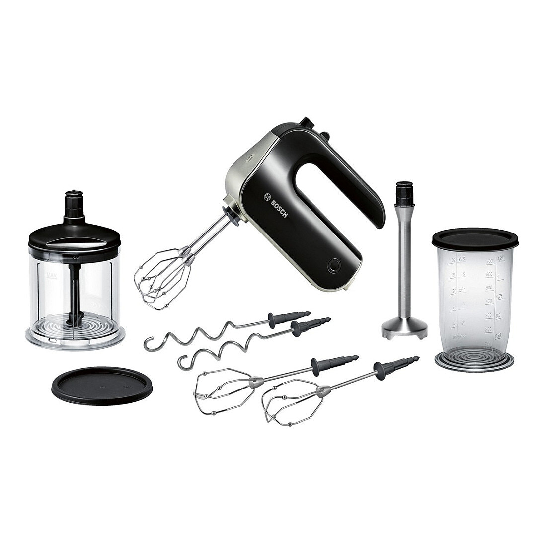 Bosch MFQ4885 Handmixer-Set Schwarz/Chrome