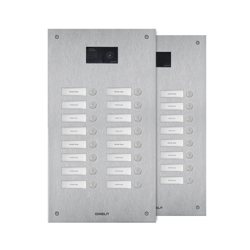 Comelit Comelit Group Frontplatte Steel-Switch 16 Tasten 2-reihig IX0216U