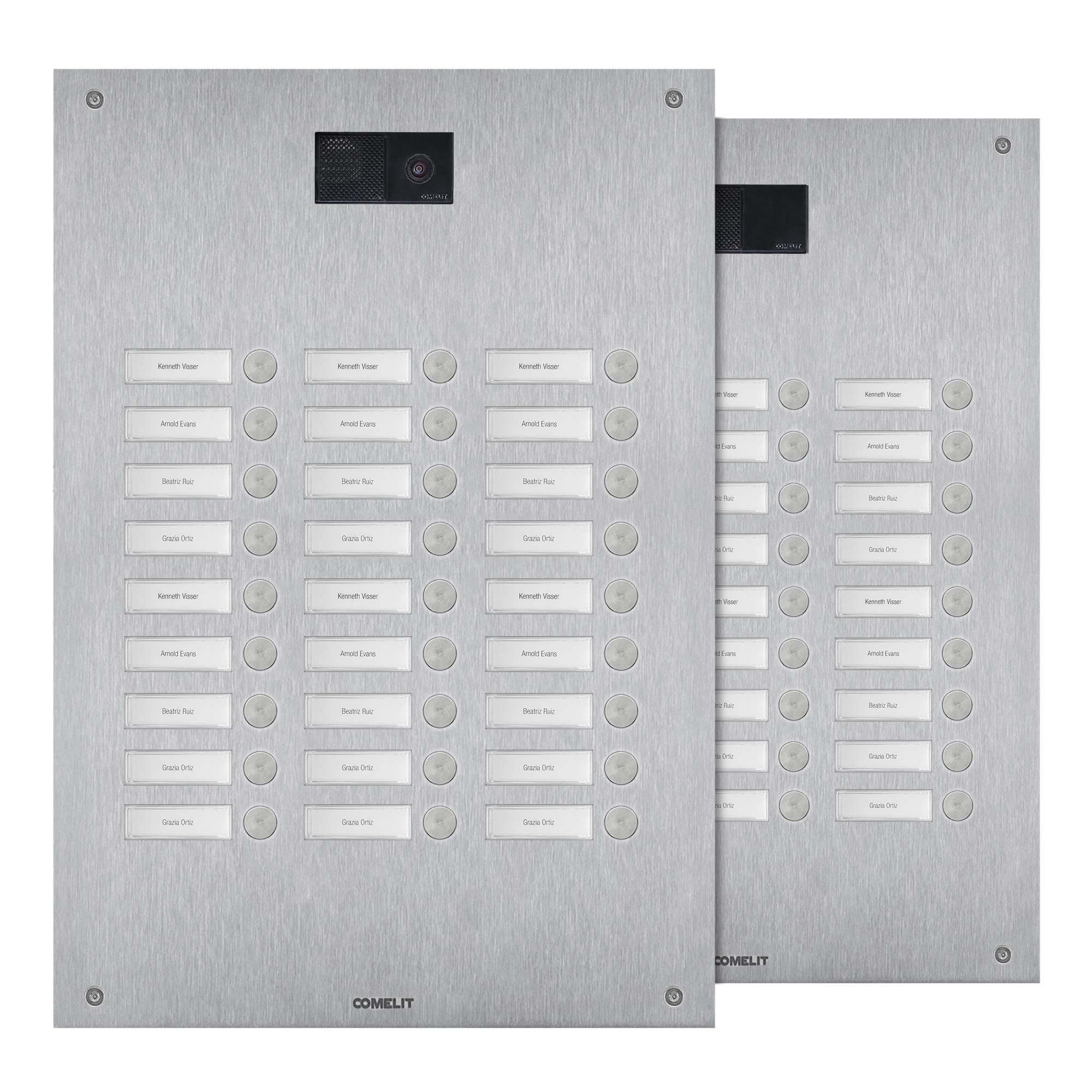 Comelit Comelit Group Frontplatte Steel-Switch 27 Tasten 3-reihig IX0327U