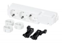 F-Tronic Steckdosenleiste 3-fach weiß IP20 qmm STECKD3K einstellb