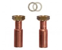 VAILLANT Anschlussstutzen Serviceventile G1 (IG) auf Kupferrohr 28 mm 2 Stück