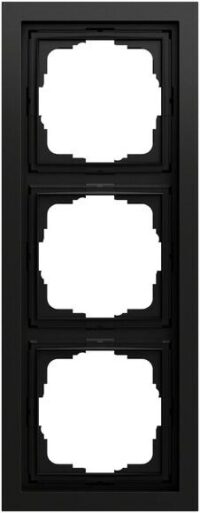 Gira Rahmen 3-fach schwarz matt Kunststoff F200 021374