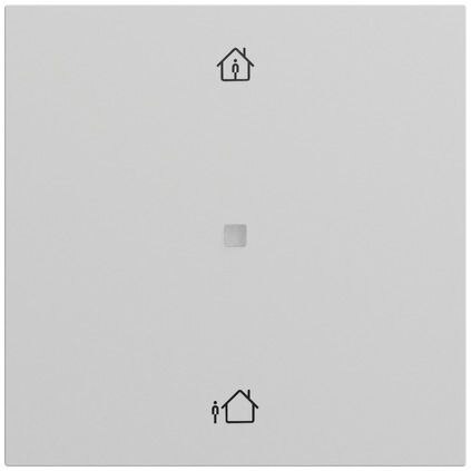 Gira Gira Tastwippe Bussystem KNX-RF (Funk) 510676 grau matt Kunststoff Thermopl 1-fach
