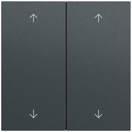 Gira Gira Wippe Serien Schalter anthrazit lackiert 538773 Pfeile