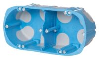 F-Tronic Hohlwanddose oval luftd Kunststoff HW202K IP40 oval Dichtmembran