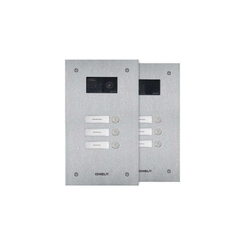 Comelit Comelit Group Frontplatte Steel-Switch 3 Tasten 1-reihig IX0103U