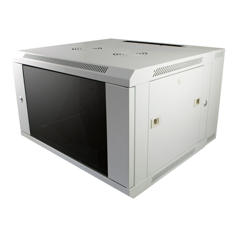 Allnet ALLNET Netzwerkschrank 19" 18HE 2-teilig T600mm Lichtgrau SMB-Serie