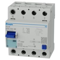 DOEPKE FI-Schutzschalter B+ 4-polig 400V 63A DFS4 063-4/0,30-B+ MI HD 0,3A 4TE Reiheneinbaugerät