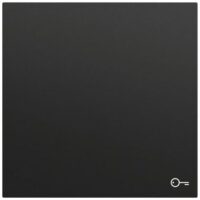 Gira Wippe Schalter schwarz lackiert Schl/Tür 328774