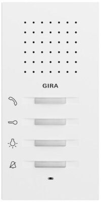 Gira Audio-Innenstation Bus Aufputz reinweiß 125072 55x127x20mm Rufabschalt
