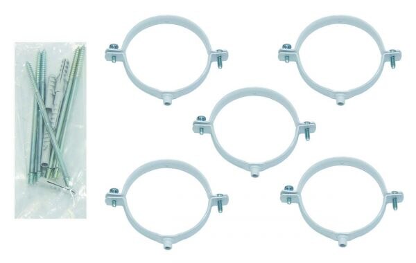 Befestigungsschelle für Luft-/Abgasführung 60/100mm (5 St.)