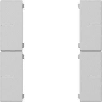 Gira Gira Tastwippe grau matt Kunststoff Thermopl 2-fach 5018015