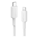 Anker 322 USB-C auf Lightning Kabel 180cm geflochten weiß