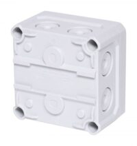 F-Tronic Abzweigdose IP66 4qmm quadrat NFK08gr 85x85x54mm uni Kunststoff hfr