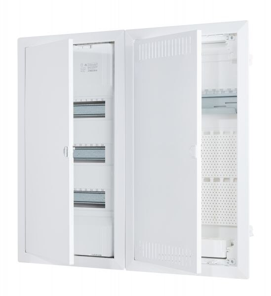 F-tronic Multimediaverteiler HW 3x Kunststoff JUMBO PA3 IP30 688x610x98mm DIN-Schiene