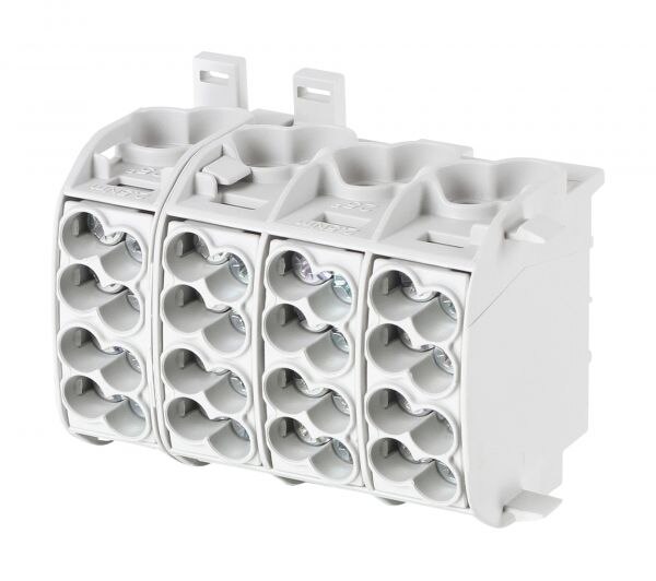 F-Tronic F-tronic Hauptleitungsklemme 4-polig grau REG hlak4p25gr berührsich 2st/16qmm
