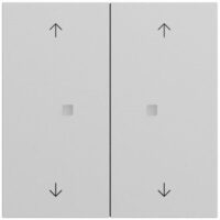 Gira Tastwippe Bussystem KNX-RF (Funk) 510876 grau matt Kunststoff Thermopl 2-fach
