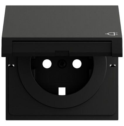 Gira Gira Steckdosenabdeckung schwarz Ersatzteil 492274