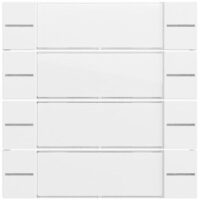 Gira Tastwippe KNX reinweiß glänzend Kunststoff Thermopl 577470 8-fach