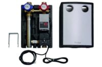 Rohrgr. mit 3-Wegemischer R3/4 Vor-/Rücklauf Rp1, HE-Pumpe A, GEG