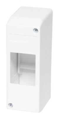 F-Tronic Kleinverteiler Aufputz 1x2TE Kunststoff KV02 IP30 50x140x65mm DIN-Schiene