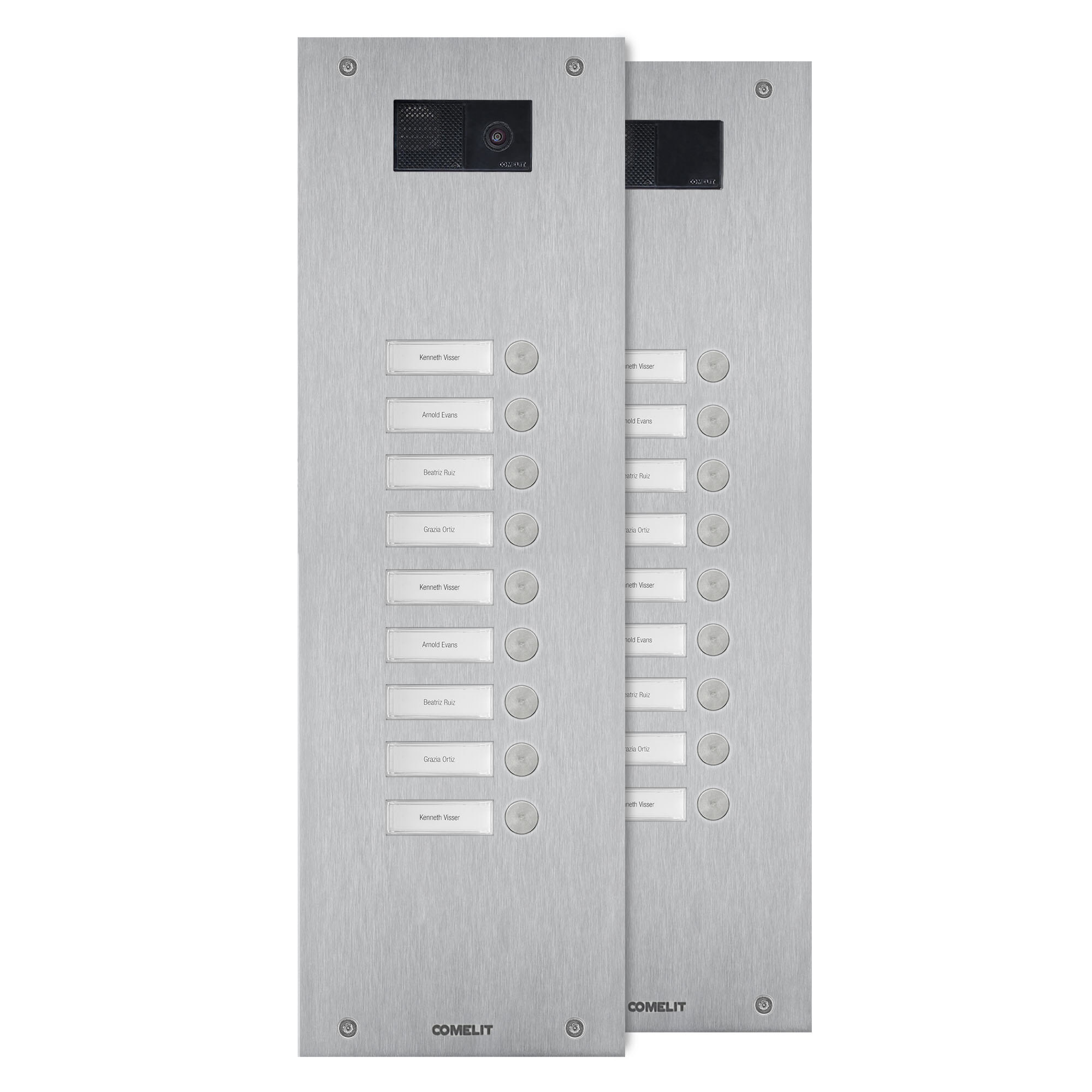 Comelit Comelit Group Frontplatte Steel-Switch 9 Tasten 1-reihig IX0109U